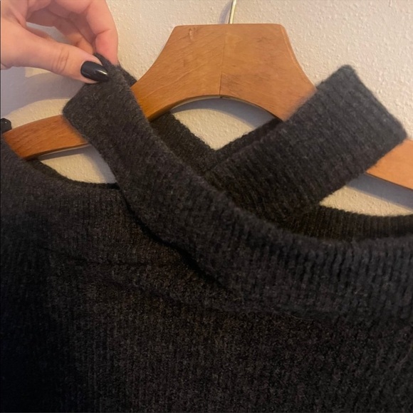 Anthropologie Cross Neck Sweater - Picture 4 of 4